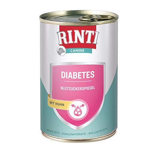 6 x Canine Diabetes Huhn a400g Zur Regulierung der Glucoseversorgung (Diabetes mellitus) (6,65 € /1 Kg) von Finnern- Rinti