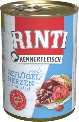 Finnern-Rinti 6X Kennerfleisch Geflügelherzen 400g (6,65 €/kg) von Finnern-Rinti
