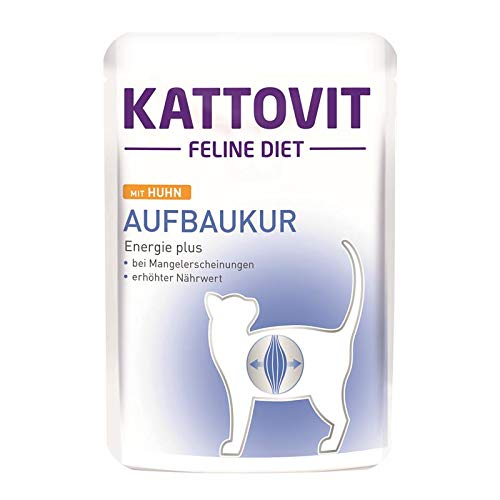 Finnern KATTOVIT Aufbaukur Huhn | 24x 85g Katzenfutter bei Untergewicht von Finnern