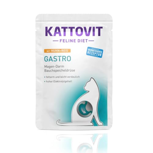 Finnern KATTOVIT Gastro Huhn/Reis | 24x 85g Spezial-Katzenfutter nass Finnern KATTOVIT Gastro Huhn/Reis | 24x 85g Spezial-Katzenfutter nass von Finnern