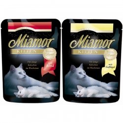 Miamor Ragout Royale Kitten mit Geflügel 100 g, Futter, Tierfutter, Nassfutter für Katzen von Finnern