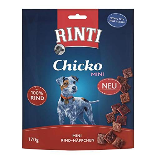Rinti Extra Chicko Mini Kleine Stückchen aus Rind 170g (Menge: 9 je Bestelleinheit) von Finnern