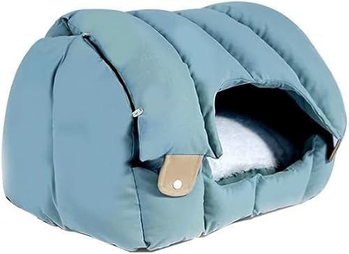 Katzenbett für Indoor-Katzen, Beruhigende Hundebetten & Katzenhöhlenbett, Katzenschlafsack mit Wendekissen, weiches Katzennest und Sofa mit Anti-Rutsch-Unterseite, für Indoor-Katzen oder kleine Hunde von Fioralia