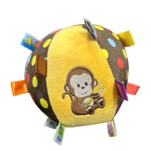 Fiorky Hundespielzeug-Ball, interaktives Hundespielzeug, quietschender Ball, Apportierball for Haustiere, Spielzeug mit Riemen, quietschender Hundespielzeugball mit Glocke, integrierter Fiorky Hundespielzeug-Ball, interaktives Hundespielzeug, quietschender Ball, Apportierball for Haustiere, Spielzeug mit Riemen, quietschender Hundespielzeugball mit Glocke, integrierter von Fiorky