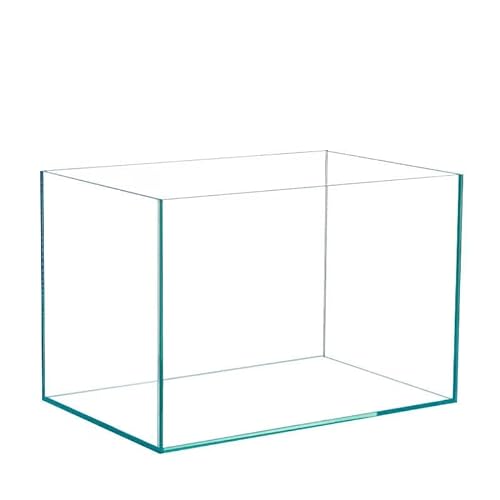 Aquarium, Glas, rechteckig, Schildkrötenbecken, Halbinsel-Stil, für Fische und Korallen, 83,8 x 48,3 x 43,2 cm von Firaq