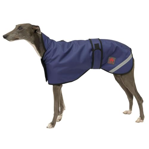 Firefoot Windhund-Hundemantel, mit Fleece gefüttert, Marineblau, 46 cm Firefoot Windhund-Hundemantel, mit Fleece gefüttert, Marineblau, 46 cm von Firefoot