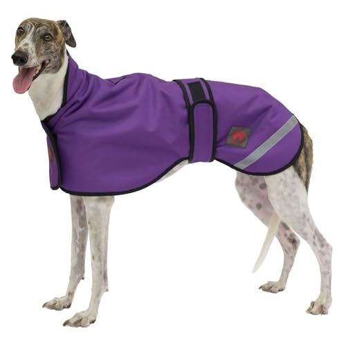 Firefoot Windhund-Hundemantel, mit Fleece gefüttert, Violett, 76 cm Firefoot Windhund-Hundemantel, mit Fleece gefüttert, Violett, 76 cm von Firefoot