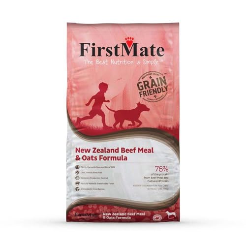 FirstMate, Neuseeländisches Trockenfutter für Hunde mit Rindfleisch und Hafer, getreidefreundlich, 11,3 l FirstMate, Neuseeländisches Trockenfutter für Hunde mit Rindfleisch und Hafer, getreidefreundlich, 11,3 l von FirstMate
