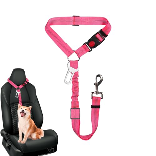 Firulab Auto-Sicherheitsgurt für Hunde,Auto-Hundegeschirre,Sicherheitsgurtband für Hunde und Katzen | Tragbarer Sicherheitsgurt für Hunde und Katzen für kleine Haustiere und Welpen von Firulab