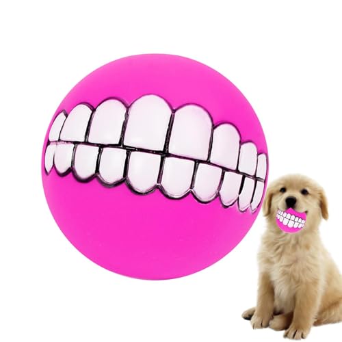 Firulab Hundeball Quietschspielzeug, Kauspielzeugball für Hunde, Interaktiver Spielzeugball für Welpen, Sicherer PVC-Spielzeugball für große Hunde mit Sound für Welpen, interaktives Spielzeug, Firulab Hundeball Quietschspielzeug, Kauspielzeugball für Hunde, Interaktiver Spielzeugball für Welpen, Sicherer PVC-Spielzeugball für große Hunde mit Sound für Welpen, interaktives Spielzeug, von Firulab