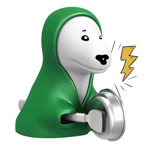 Firulab Make Some Noise Hunde-Klopfbecken-Spielzeug, lustiger Hund im grünen Kapuzenpullover, kreativ, Make Some Noise Hunde-Klopfschüssel-Spielzeug, lustige Dekorationen, Welpenspielzeug-Ornamente Firulab Make Some Noise Hunde-Klopfbecken-Spielzeug, lustiger Hund im grünen Kapuzenpullover, kreativ, Make Some Noise Hunde-Klopfschüssel-Spielzeug, lustige Dekorationen, Welpenspielzeug-Ornamente von Firulab