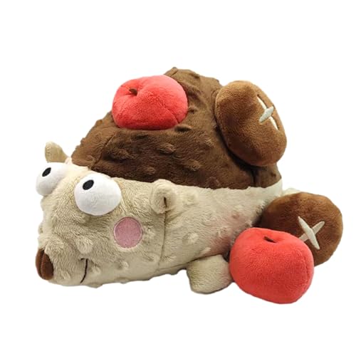 Firulab Süßes Kauspielzeug, Flauschiges Welpenspielzeug | Igelförmiges Welpenspielzeug für den Innenbereich | Bissfestes, Robustes, entzückendes Hundespielzeug mit Tiermotiv für große Hunde von Firulab