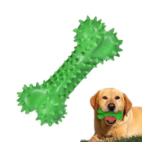 Firulab Weiches Kauspielzeug für Hunde - Stacheliges Kauspielzeug aus Knochen für kleine Hunde aus Gummi - Natürliches Apportierspielzeug, weiches Hundespielzeug, Beißspielzeug für Welpen von Firulab