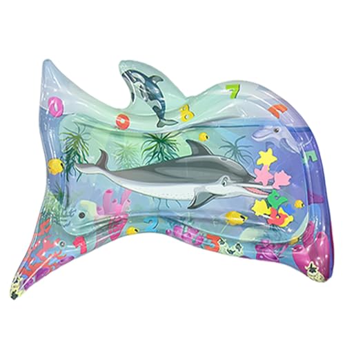 Wassermatte Katze Wasserspielmatte Aufblasbare Sensorische Wasser-Spielmatte Matte in Fischform, Wassersensorische Matte für Katzen & Baby, Sensorische Wassermatte Katze Wassermatte Katze Wasserspielmatte Aufblasbare Sensorische Wasser-Spielmatte Matte in Fischform, Wassersensorische Matte für Katzen & Baby, Sensorische Wassermatte Katze von Firulab
