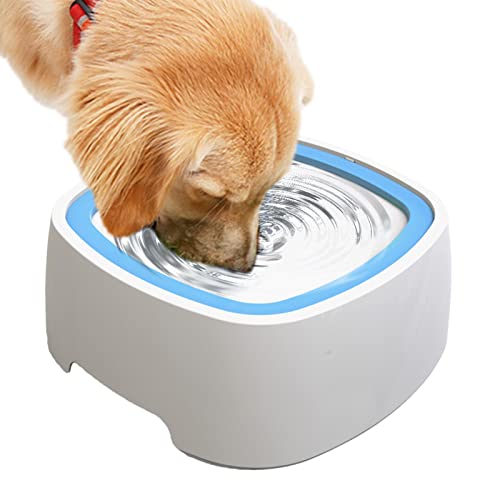 Wassernapf für Katzen, kein Verschütten, 1,5 L Wasserspender für Haustiere, No Spill Bowl, langsame Wasserzufuhr mit großem Fassungsvermögen, auslaufsicherer Napf für Haustiere Firulab von Firulab