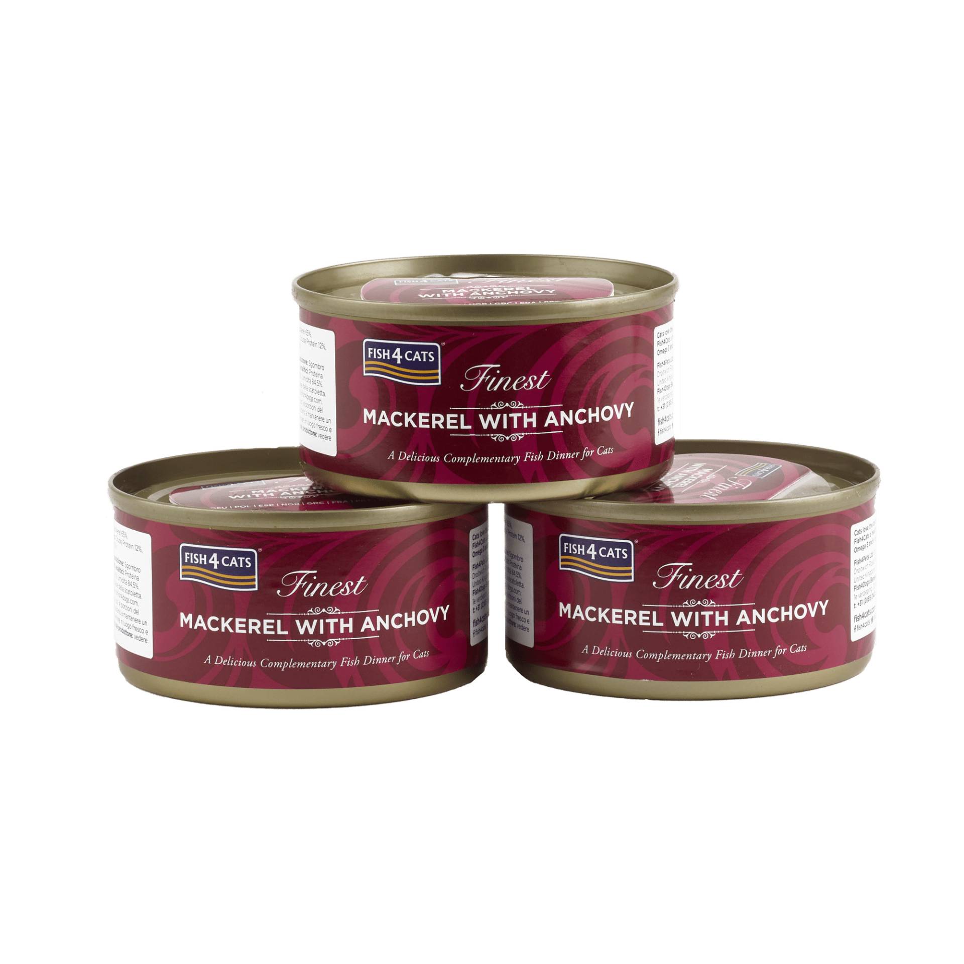 Fish4Cats Finest Adult Cat - Makrele mit Sardellen - 10 x 70 g Fish4Cats Finest Adult Cat - Makrele mit Sardellen - 10 x 70 g von Fish4Cats