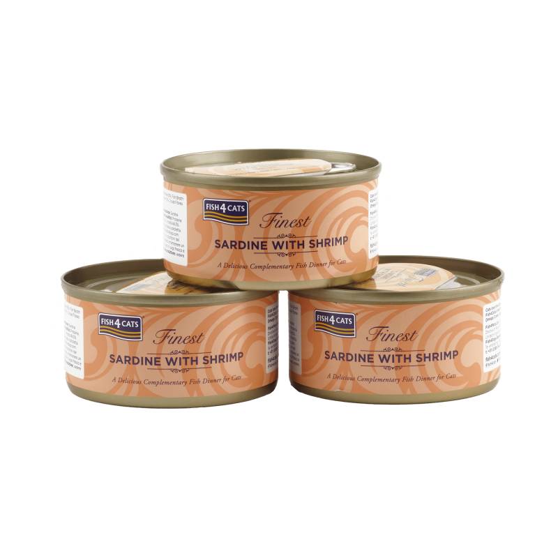 Fish4Cats Finest Adult Cat - Sardine mit Garnelen - 10 x 70 g Fish4Cats Finest Adult Cat - Sardine mit Garnelen - 10 x 70 g von Fish4Cats