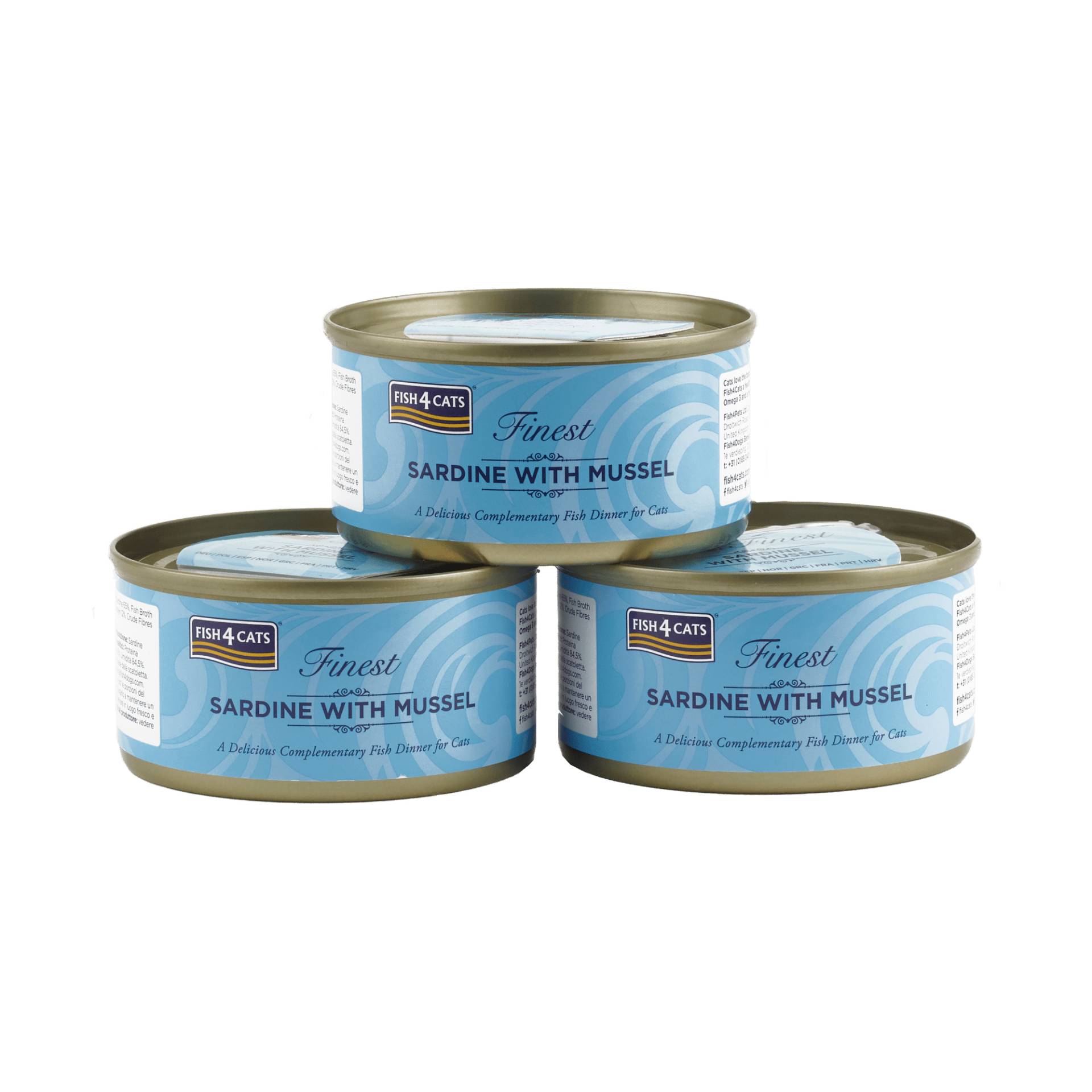 Fish4Cats Finest Adult Cat - Sardine mit Muschel - 10 x 70 g Fish4Cats Finest Adult Cat - Sardine mit Muschel - 10 x 70 g von Fish4Cats