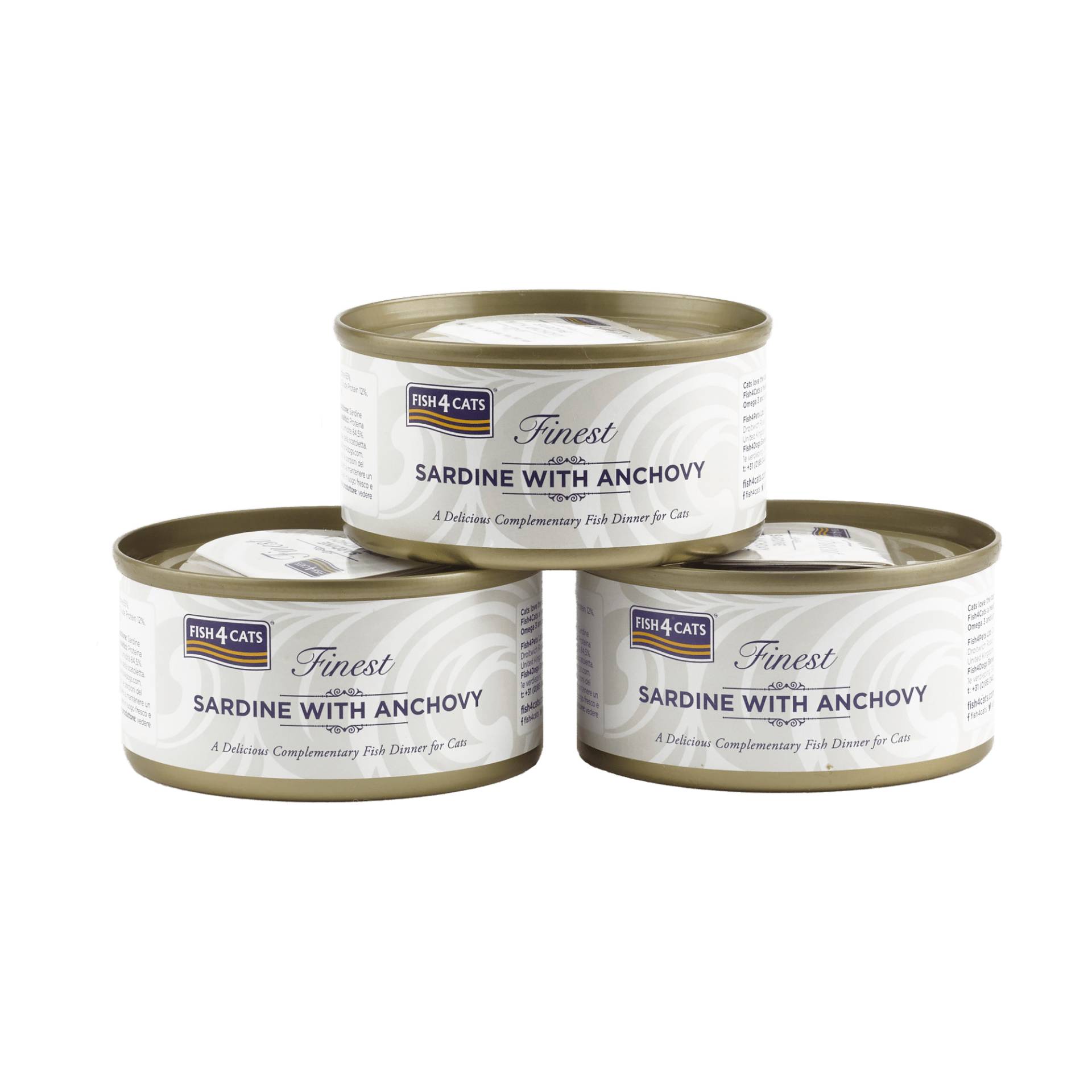 Fish4Cats Finest Adult Cat - Sardine mit Sardellen - 10 x 70 g Fish4Cats Finest Adult Cat - Sardine mit Sardellen - 10 x 70 g von Fish4Cats