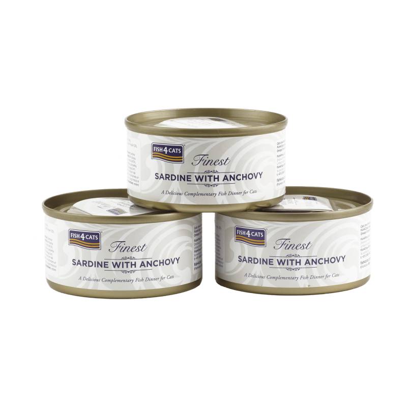 Fish4Cats Finest Adult Cat - Sardine mit Sardellen - 10 x 70 g Fish4Cats Finest Adult Cat - Sardine mit Sardellen - 10 x 70 g von Fish4Cats