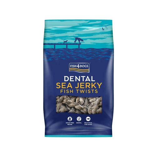Fish4Dogs Dental - Sea Jerky Fish Twists - 100 g Fish4Dogs Dental - Sea Jerky Fish Twists - 100 g von Fish4Dogs