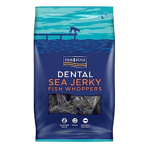 Fish4Dogs Dental - Sea Jerky Fish Whoppers - 500 g von Fish4Dogs