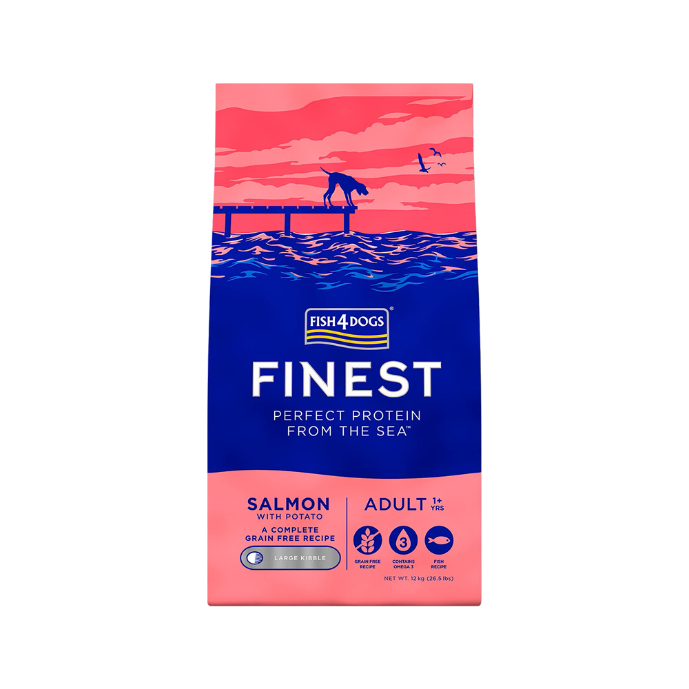 Fish4Dogs Finest Adult Complete große Brocken Hundefutter - Lachs - 12 kg Fish4Dogs Finest Adult Complete große Brocken Hundefutter - Lachs - 12 kg von Fish4Dogs