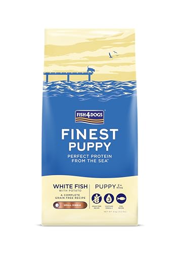 Fish4Dogs Finest Puppy Complete - Weißfisch kleine Brocken - 6 kg von Fish4Dogs
