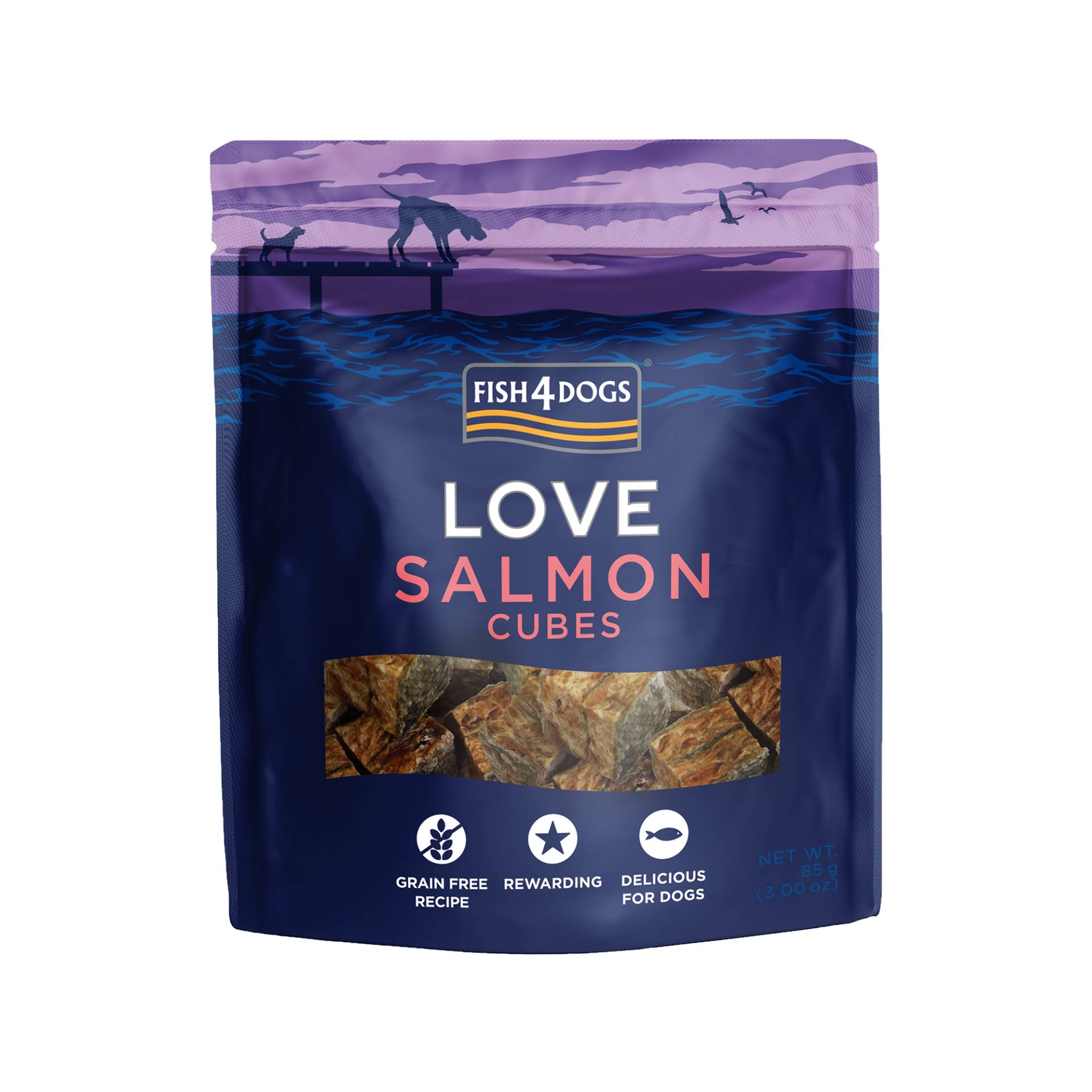 Fish4Dogs Love Salmon Cubes - 85 g Fish4Dogs Love Salmon Cubes - 85 g von Fish4Dogs