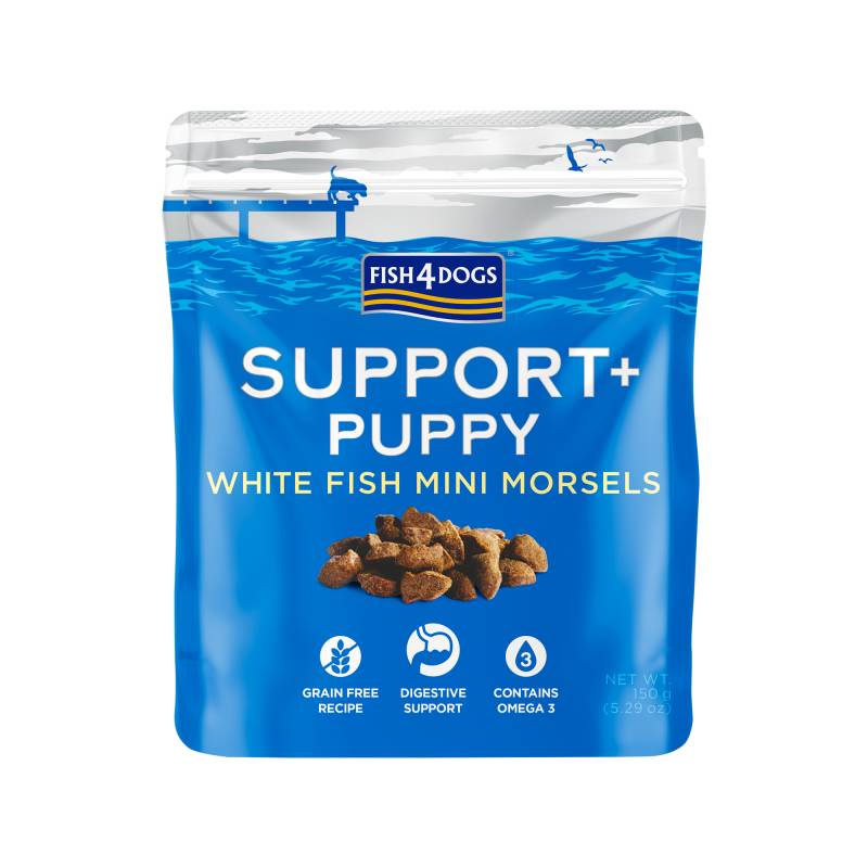 Fish4Dogs Support+ Puppy - White Fish & Mini Morsels - 150 g Fish4Dogs Support+ Puppy - White Fish & Mini Morsels - 150 g von Fish4Dogs