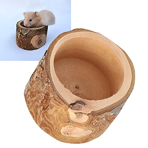 Hamster Food Bowl, Holz Pet Bowl Applewood Small Pet Fütterungsschüssel Praktisch für kleine Haustiere für Futter für Snacks von Fishawk