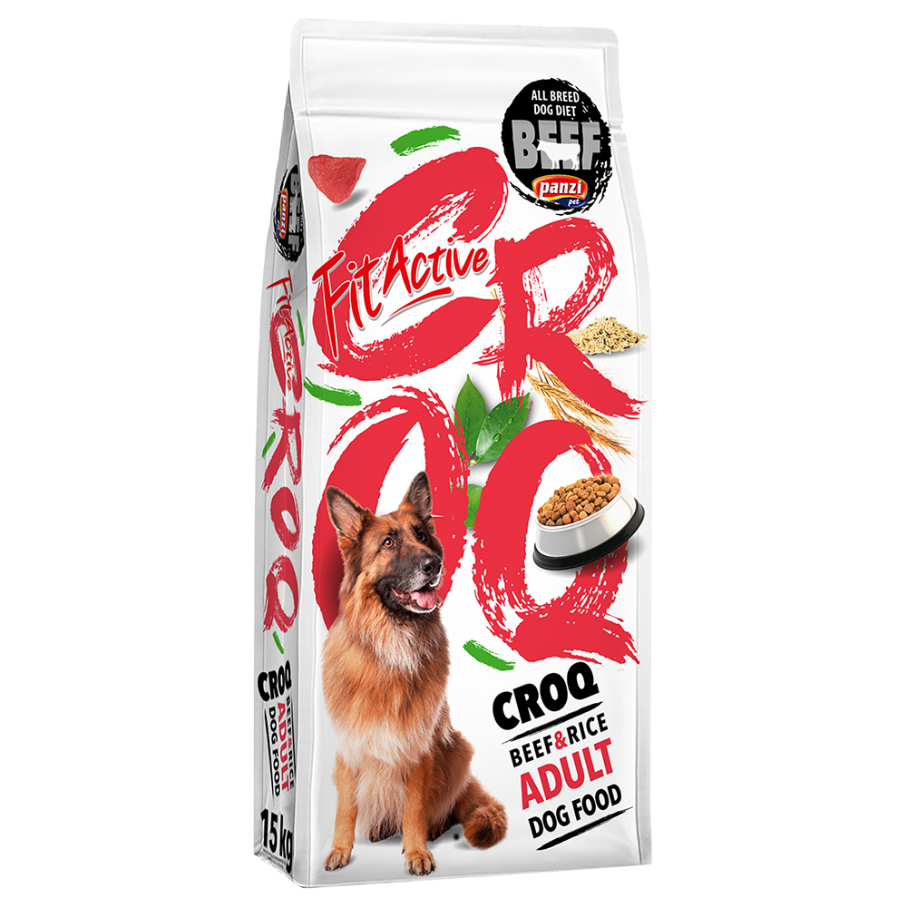 FitActive CROQ Premium Rind & Reis - Sparpaket: 2 x 15 kg FitActive CROQ Premium Rind & Reis - Sparpaket: 2 x 15 kg von FitActive