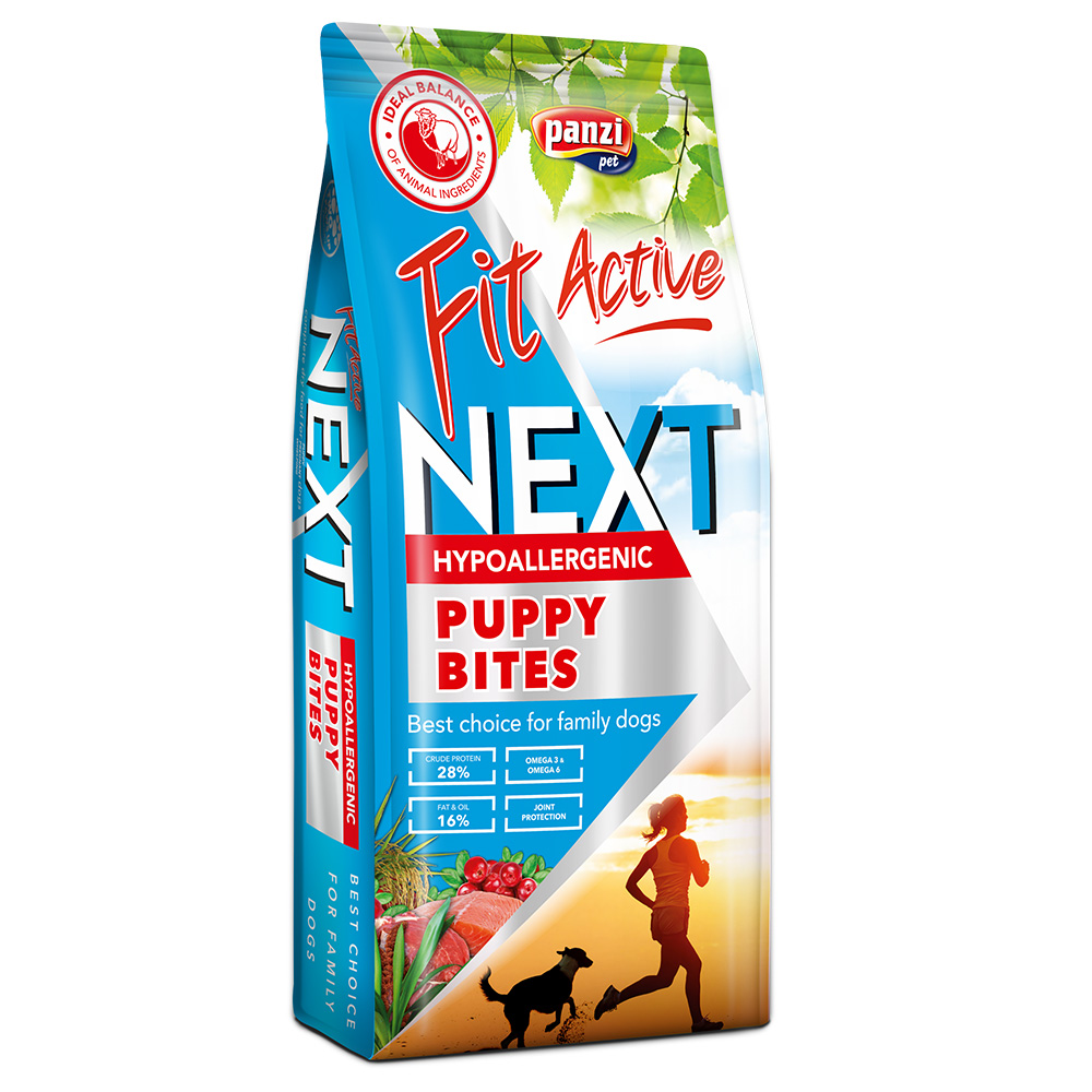 FitActive Next Puppy Bites Lamm und Fisch - Sparpaket: 2 x 15 kg von FitActive