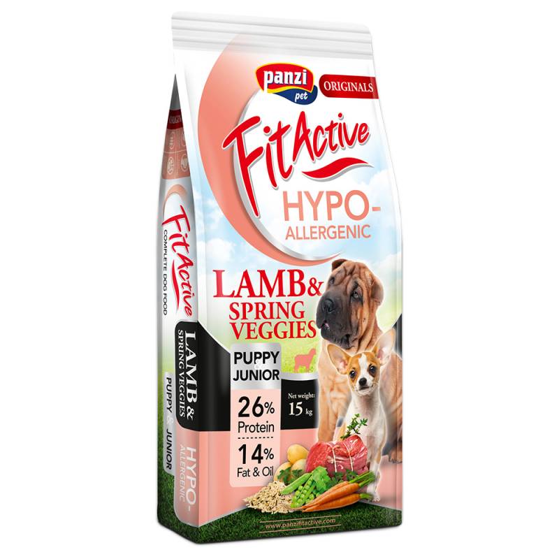 FitActive Originals Puppy Hypoallergenic Lamm & Frühlingsgemüse - 15 kg von FitActive
