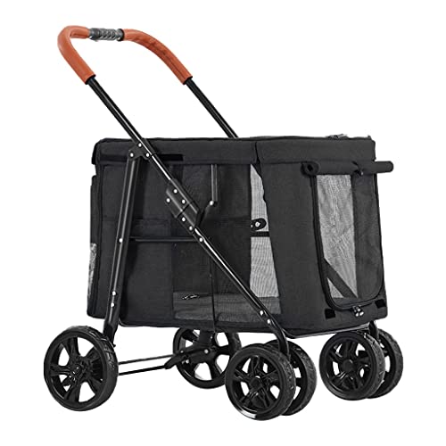Große Hundekinderwagen, Haustier-Hundewagen for große Hunde, Faltbarer Haustier-Kinderwagen, luxuriöser Transportwagen, Premium-Haustier-Kinderwagen mit 4 Rädern, Haustier-Ausrüstung, Kinderwagen for Große Hundekinderwagen, Haustier-Hundewagen for große Hunde, Faltbarer Haustier-Kinderwagen, luxuriöser Transportwagen, Premium-Haustier-Kinderwagen mit 4 Rädern, Haustier-Ausrüstung, Kinderwagen for von Fitlin