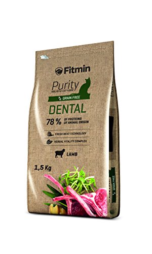 Fitmin Cat Purity Dental | Katzentrockenfutter | Erwachsene Katzen zur Unterstützung der Mundhygiene | 1,5 kg von Fitmin