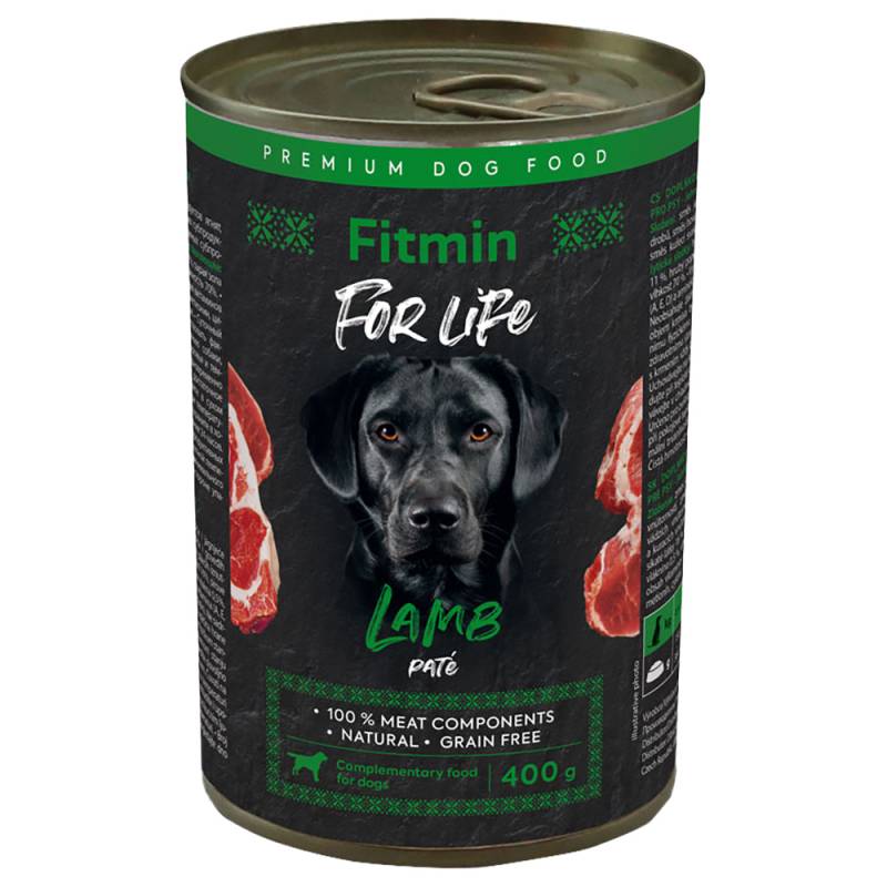 Fitmin Dog For Life 6 x 400 g - Lamm von Fitmin