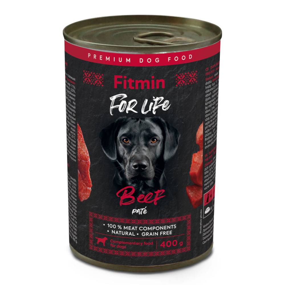 Fitmin Dog For Life 6 x 400 g - Rind von Fitmin