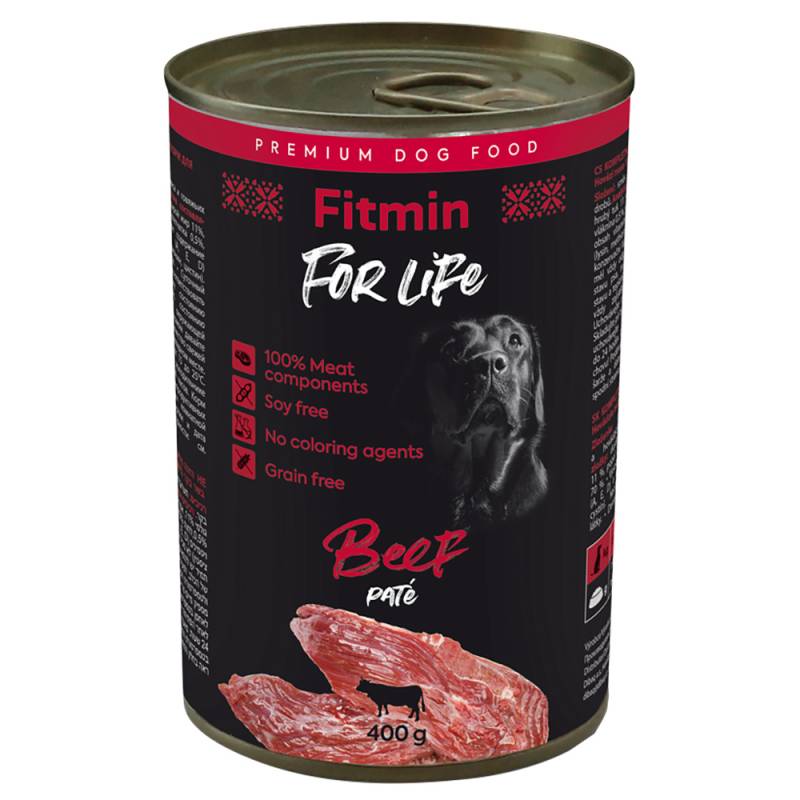 Fitmin Dog For Life 6 x 400 g - Rind von Fitmin