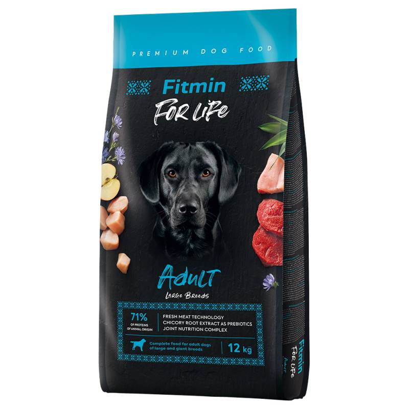 Fitmin Dog for Life Adult LB - Sparpaket: 2 x 12 kg von Fitmin