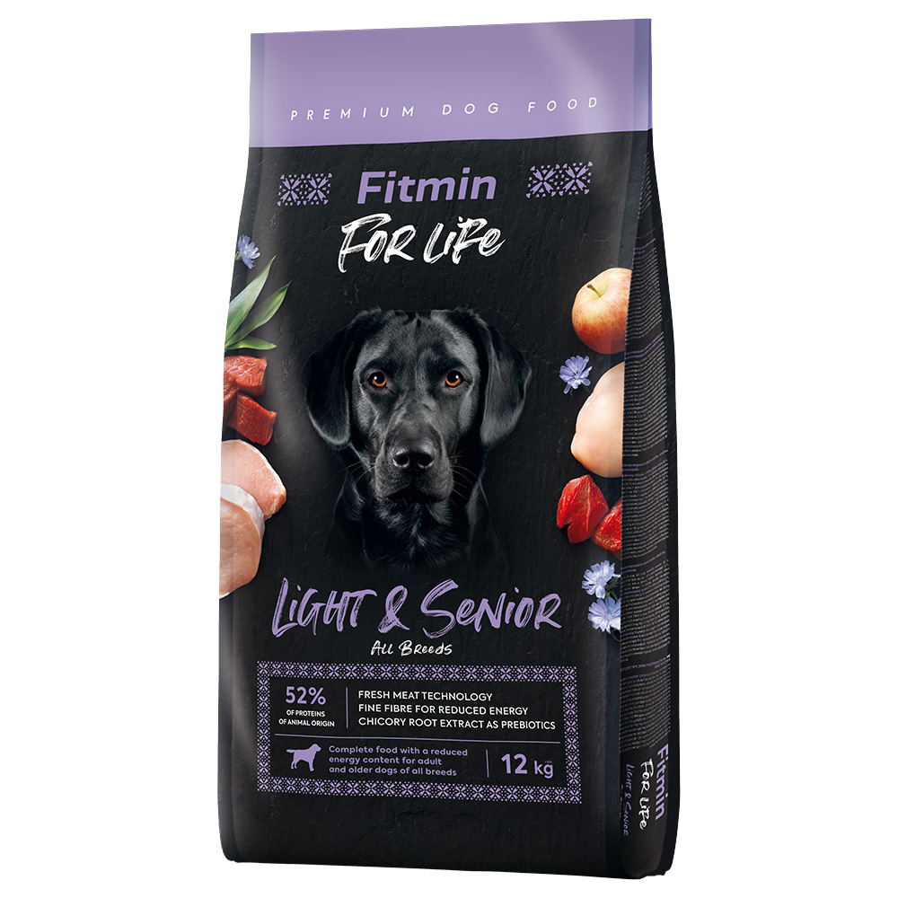 Fitmin Dog for Life Light & Senior - Sparpaket: 2 x 12 kg von Fitmin