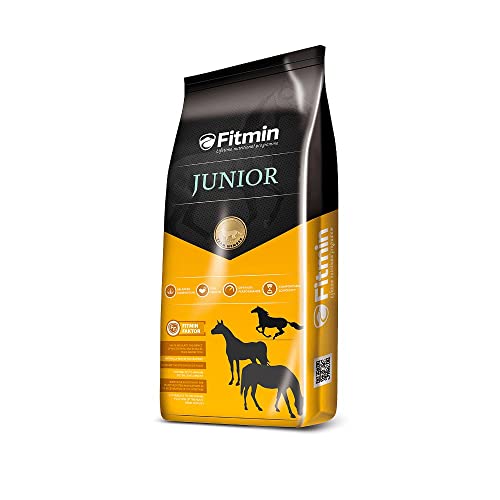 Fitmin Junior Granulat für Pferde | Pferdefutter | Trocken Futtermittel | Ergänzungsfuttermittel für Fohlen und Zuchtstuten | 25 kg von Fitmin