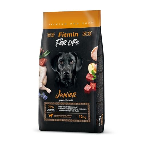 Fitmin Junior Large Breed Rind Geflügel 20-40 kg 12 kg von Fitmin