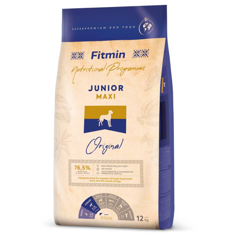 Fitmin Program Maxi Junior - Sparpaket: 2 x 12 kg von Fitmin