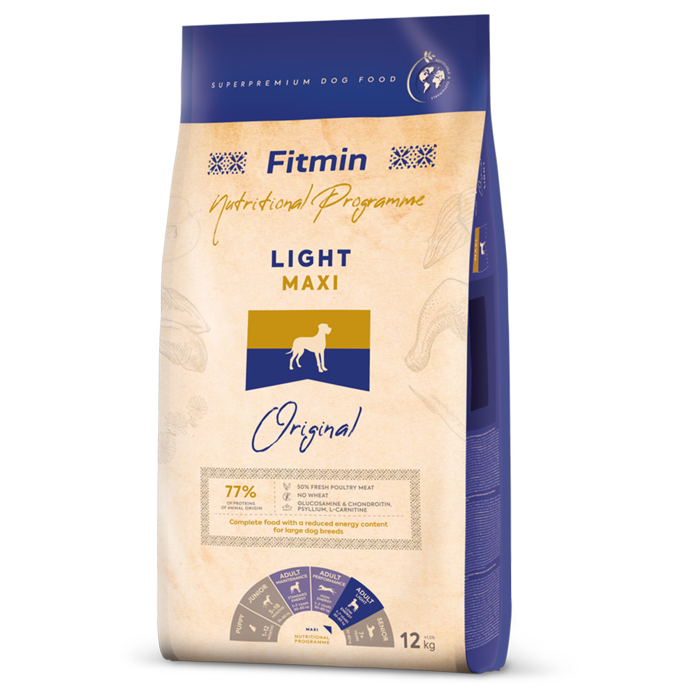 Fitmin Program Maxi Light - Sparpaket: 2 x 12 kg von Fitmin