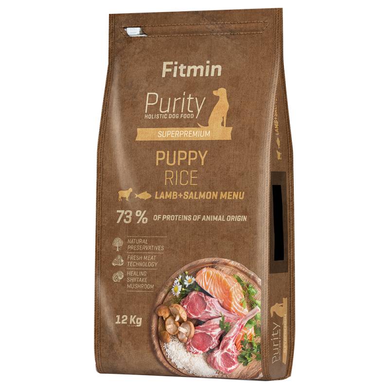 Fitmin dog Purity Rice Puppy Lamm & Lachs - 12 kg von Fitmin