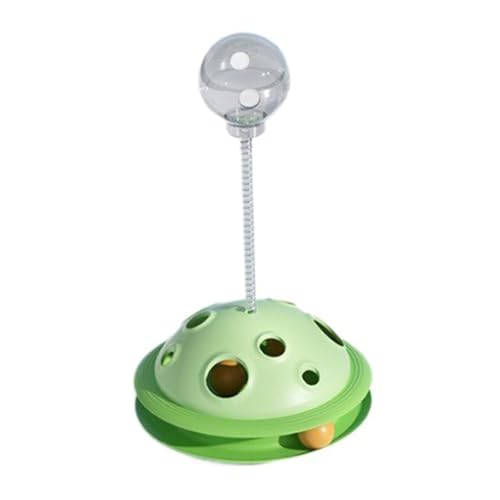 Fitooles Lustiges Katzenfutter-Spielzeug, Teasing-Basis für Innen, Kätzchen, auslaufende Futterstation für Haustiere von Fitooles
