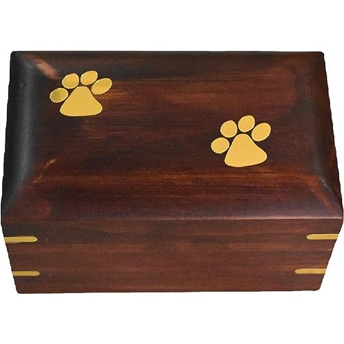 Fituenly Urne Katze Haustierhund Urnen Memorial Cremation Box Keepa von Fituenly