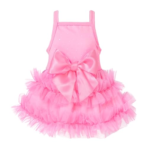 Fitwarm Glitzerndes Hundekleid, ausgefallene Hundekleidung für kleine Hunde und Mädchen, böhmisches Hunde-Geburtstags-Outfit, Haustierbekleidung, Rosa, Größe XXS Fitwarm Glitzerndes Hundekleid, ausgefallene Hundekleidung für kleine Hunde und Mädchen, böhmisches Hunde-Geburtstags-Outfit, Haustierbekleidung, Rosa, Größe XXS von Fitwarm