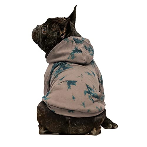 Fitwarm Hunde-Kapuzenpullover, Batikdesign, für den Winter, Größe XS von Fitwarm